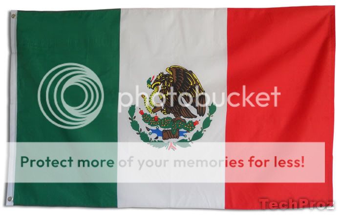Official Mexican Flag. New 3ft x 5ft Flag of Mexico