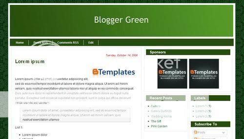 Free Blogger Gray Silver Red Web2.0 Template