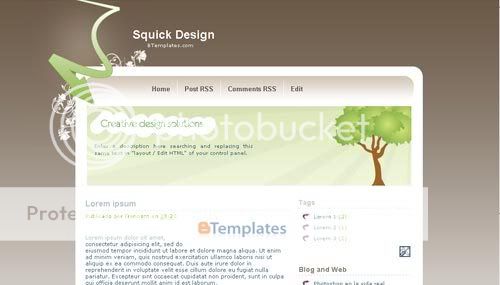 Free Blogger Gray Silver Red Web2.0 Template