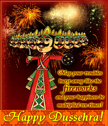 Dasara God victory over evil Orkut Myspace Facebook Friendster scraps comments Ecards and codes