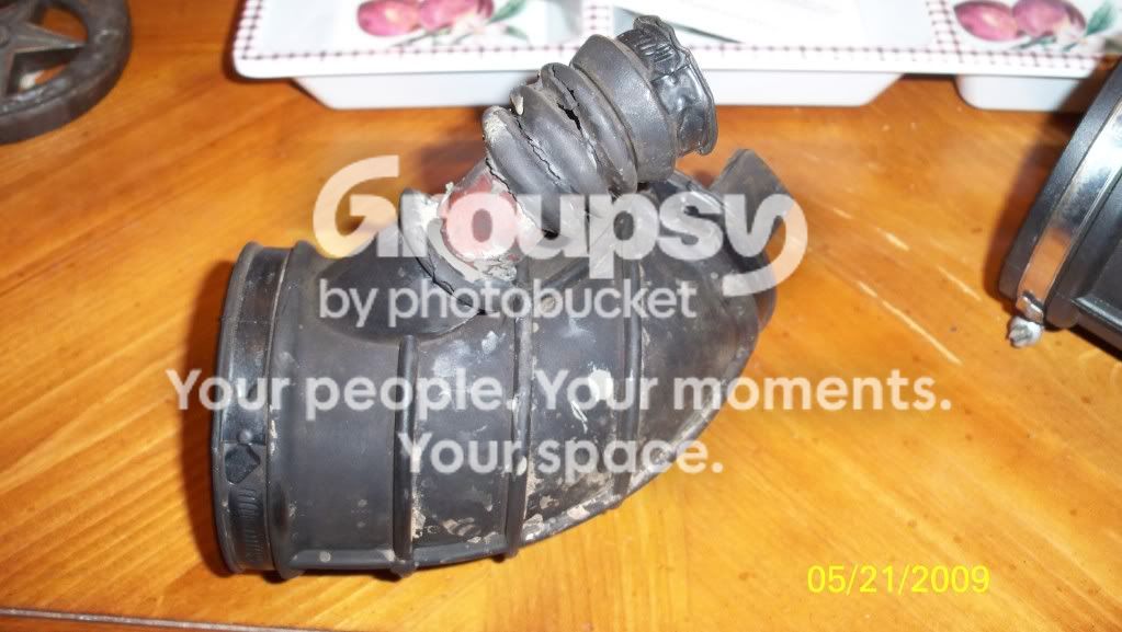 Lower intake boot replacement